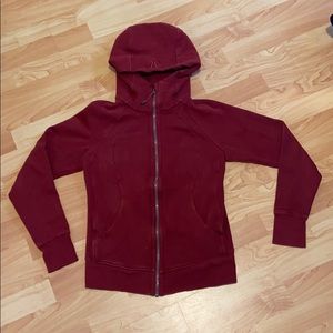 LuluLemon Scuba zip up hoodie